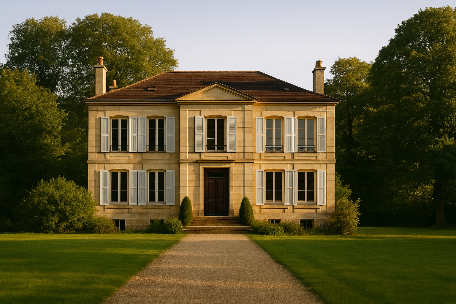 Maison de Maître, prestigieuse et pleine d’émotion vivante